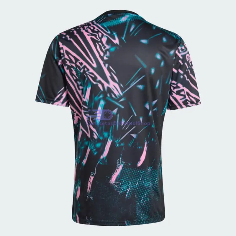 Camiseta Liverpool 2025/2026 Pre-Match Negro/Rosa/Azul
