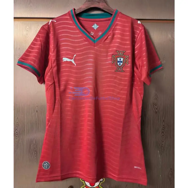 Camiseta Portugal 2026 1ª Equipación Mundial Rojo Mujer