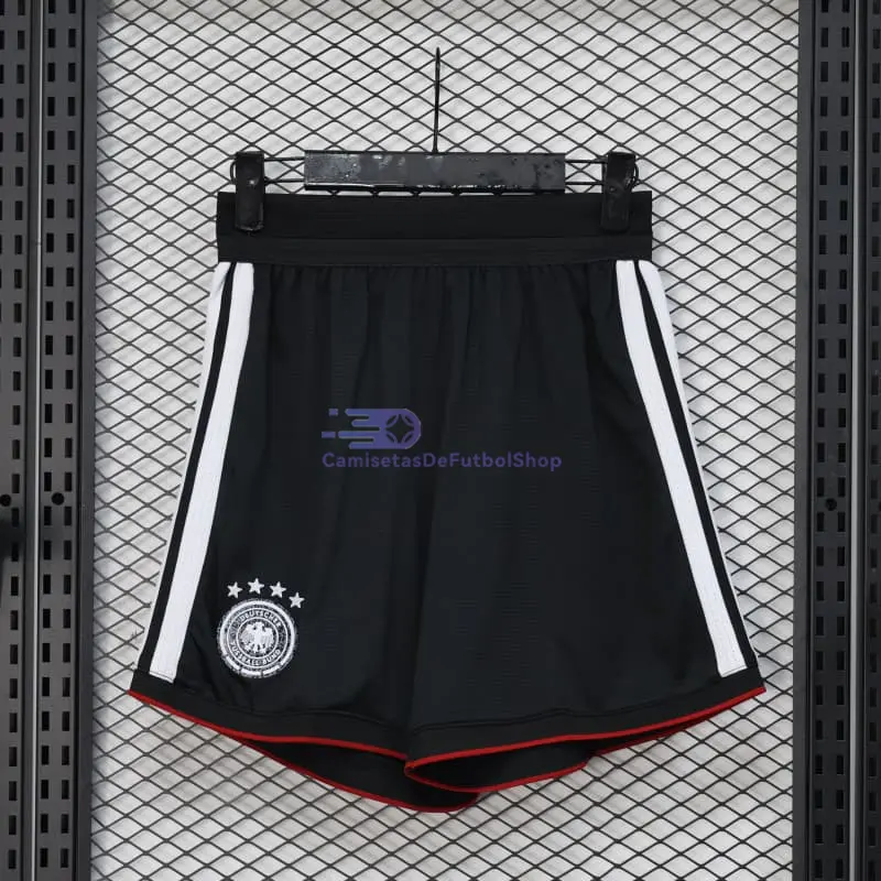 Pantalón Corto Alemania 2026 1ª Equipación Mundial Negro (EDICIÓN JUGADOR)