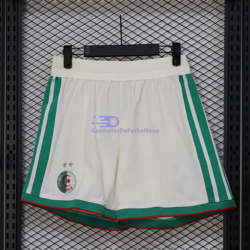 Pantalón Corto Argelia 1ª Equipación Mundial 2026 Blanco (EDICIÓN JUGADOR)