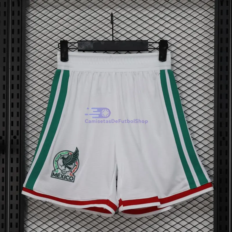 Pantalón Corto México 2026 1ª Equipación Mundial Blanco (EDICIÓN JUGADOR)