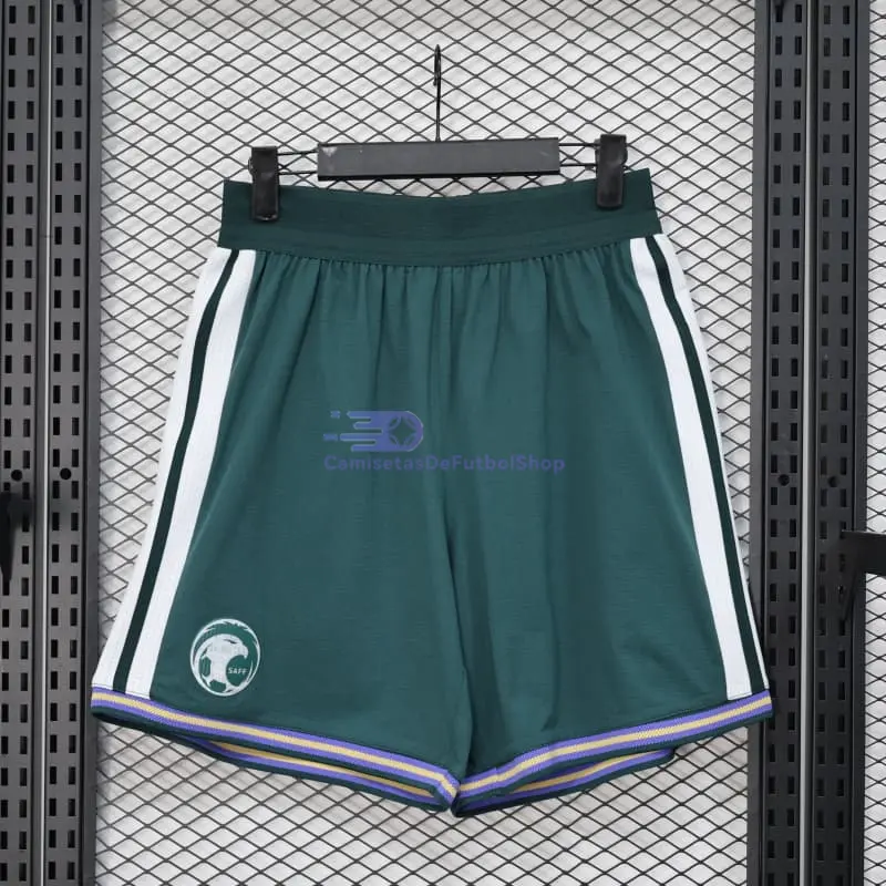 Pantalón Corto Saudi Arabia 2026 1ª Equipación Mundial Verde (EDICIÓN JUGADOR)