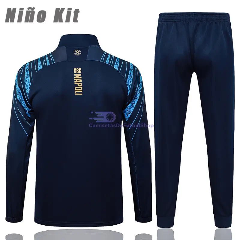 Chandal Napoli 2025/2026 Niño Azul Oscuro