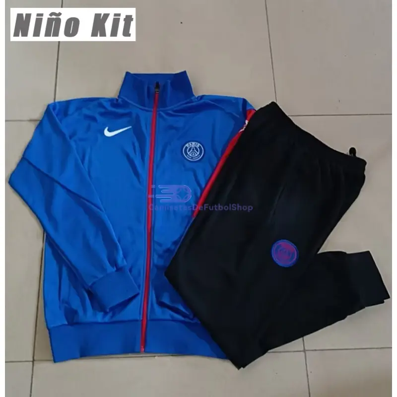 Chandal PSG 2025/2026 Niño Azul Claro/Rojo