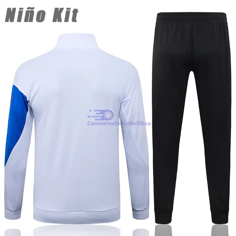 Chandal PSG 2025/2026 Niño Blanco/Azul