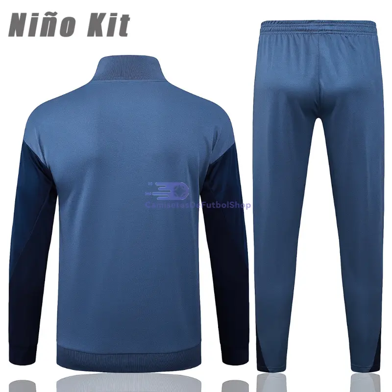 Chandal PSG 2025/2026 Niño Gris Azulado