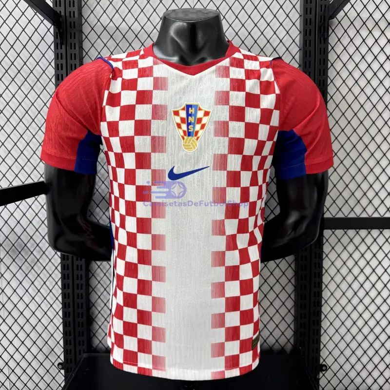 Camiseta Croacia 2026 1ª Equipación Mundial Rojo/Blanco (EDICIÓN JUGADOR)