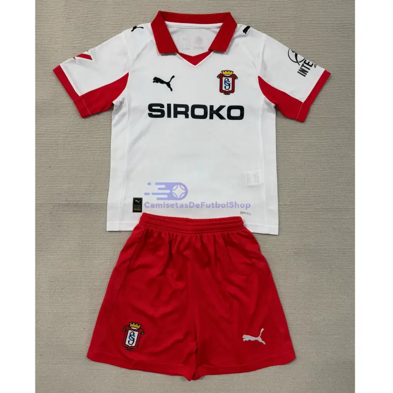 Camiseta Sporting de Gijón 2025/2026 3ª Equipación Niño Kit con Parche La Liga