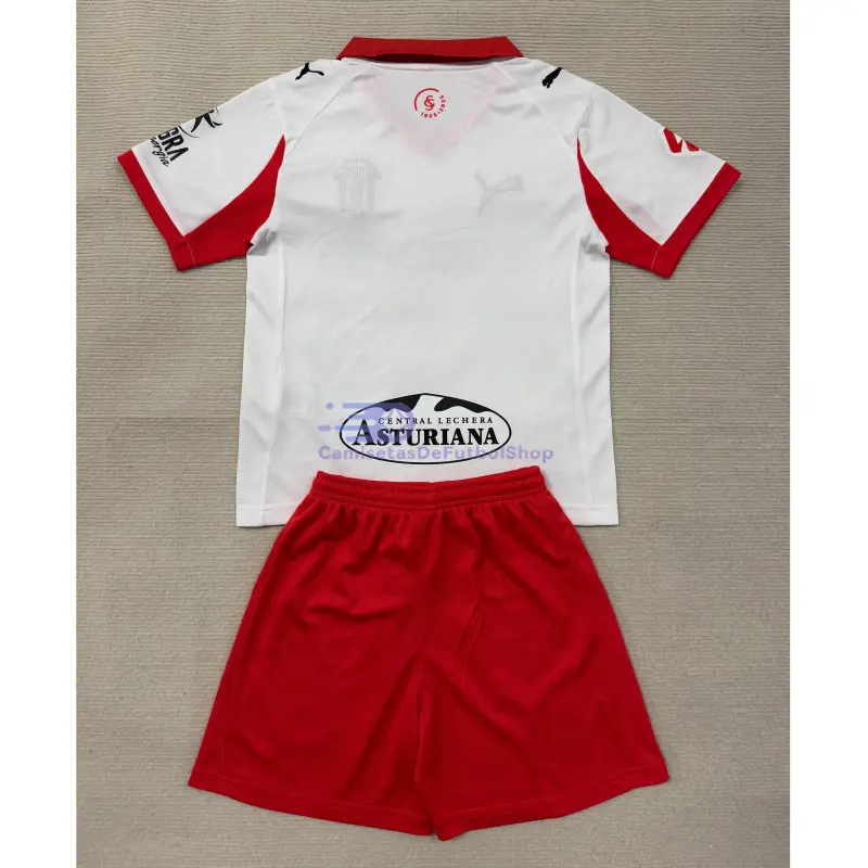 Camiseta Sporting de Gijón 2025/2026 3ª Equipación Niño Kit con Parche La Liga