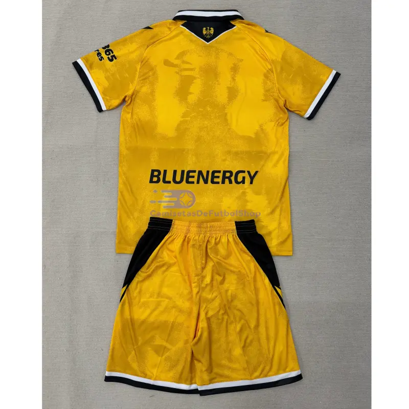 Camiseta Udinese Calcio 2025/2026 3ª Equipación Amarillo Niño Kit