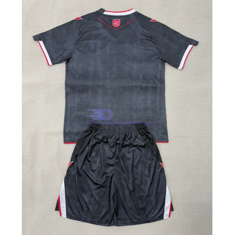 Camiseta West Bromwich Albion 2025/2026 3ª Equipación Negro Niño Kit