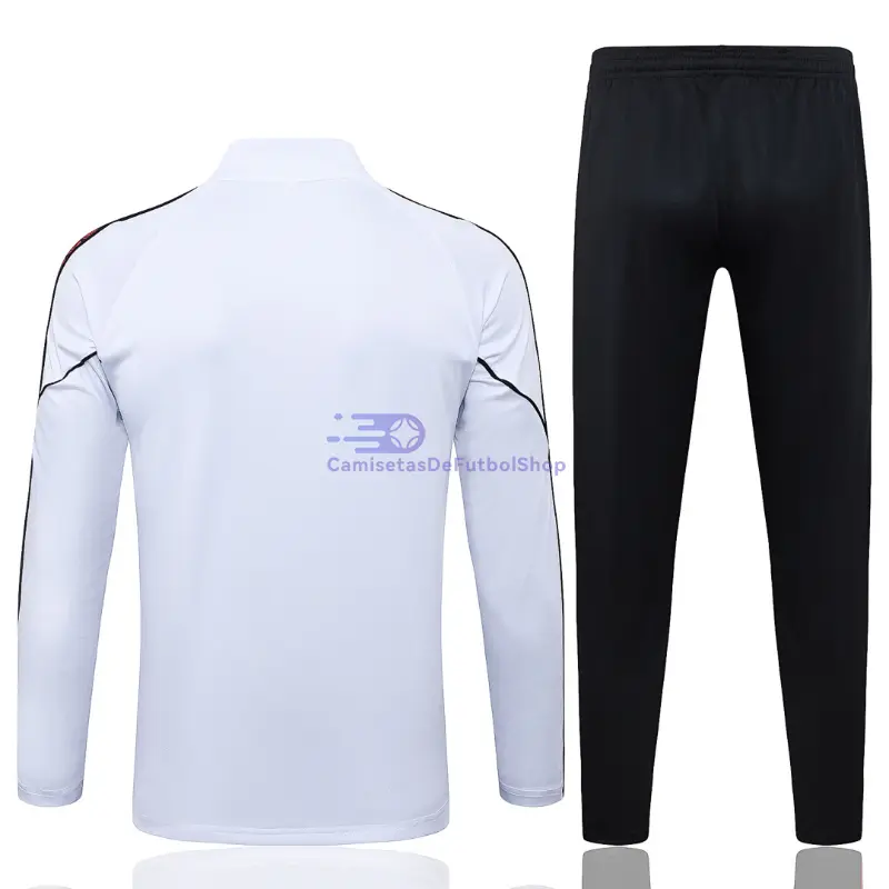Sudadera De Entrenamiento AC Milan 2025/2026 Kit Blanco/Rojo