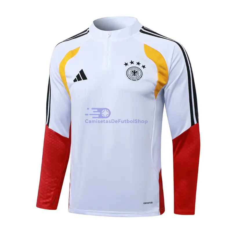 Sudadera de Entrenamiento Alemania Blanco/Rojo 2026 