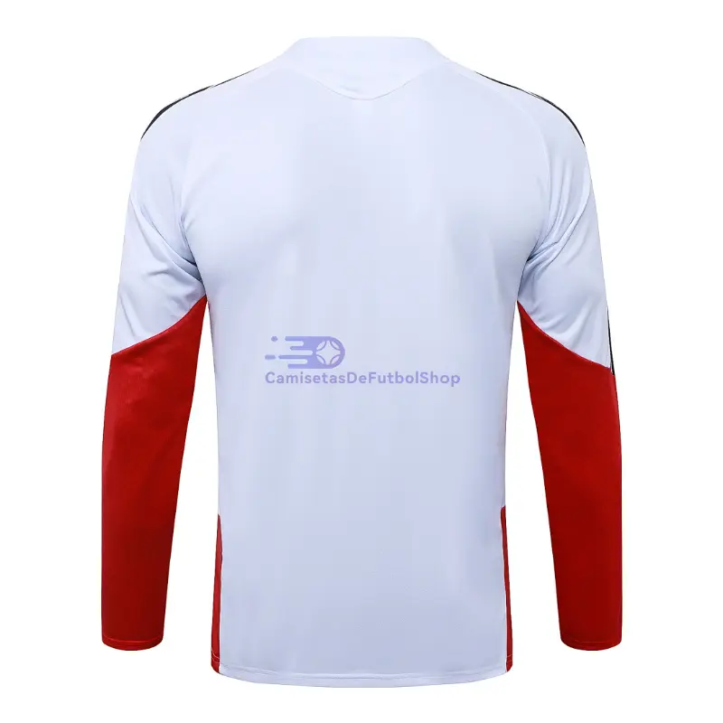 Sudadera de Entrenamiento Alemania Blanco/Rojo 2026 