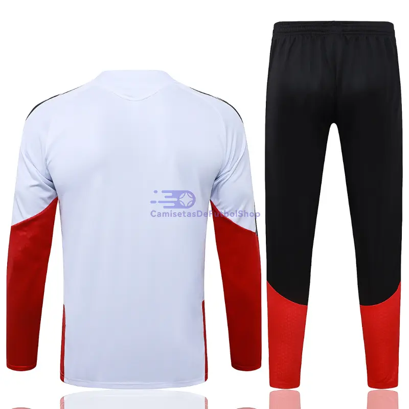 Sudadera de Entrenamiento Alemania 2026 Kit Blanco/Rojo