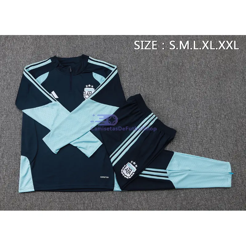 Sudadera de Entrenamiento Argentina 2026 Kit Azul Marino