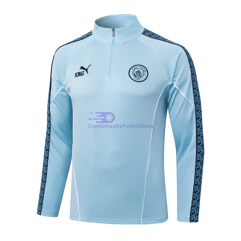Sudadera De Entrenamiento Manchester City Azul Claro 2025/2026
