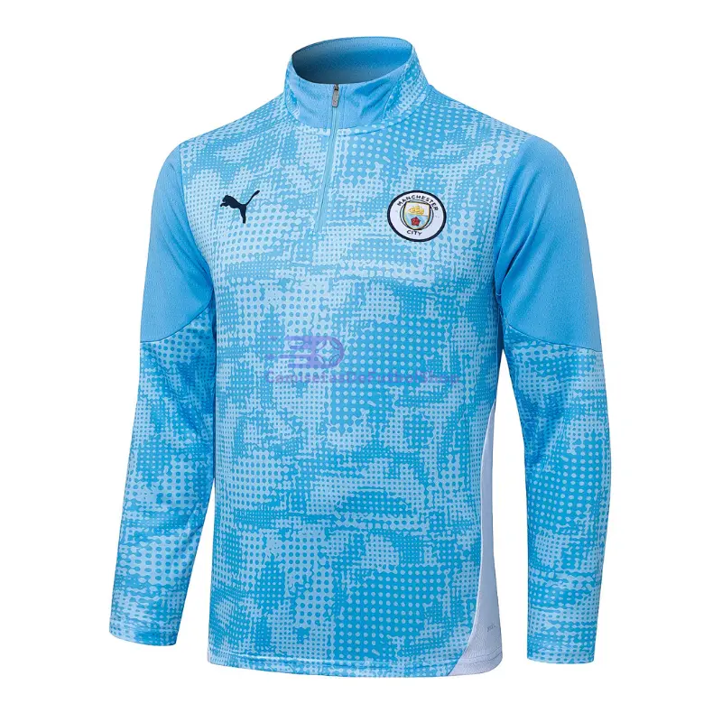 Sudadera De Entrenamiento Manchester City Azul Claro con Estampado 2025/2026