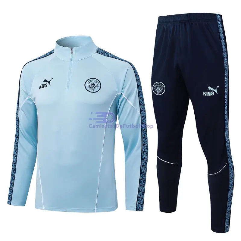 Sudadera De Entrenamiento Manchester City 2025/2026 Kit Azul Claro