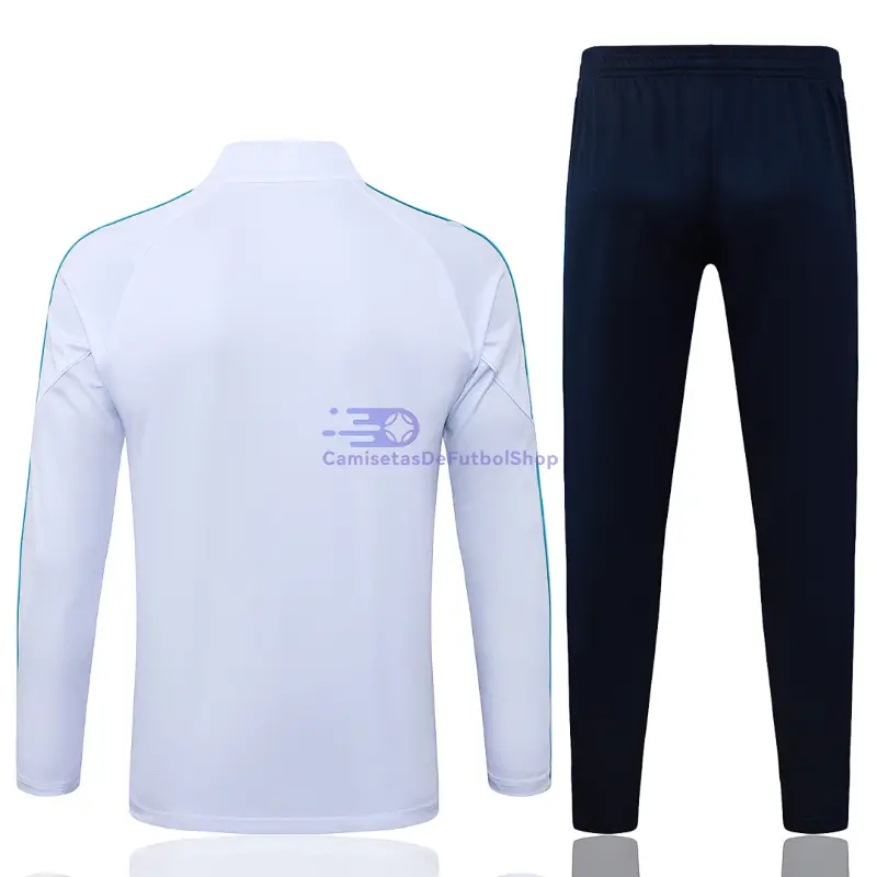 Sudadera De Entrenamiento Marsella 2025/2026 Kit Blanco/Verde