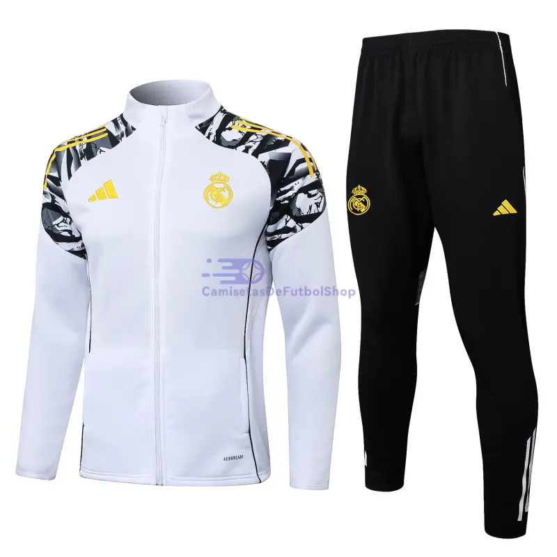 Chandal Real Madrid 2025/2026 Blanco con Estamapdo de Marvel