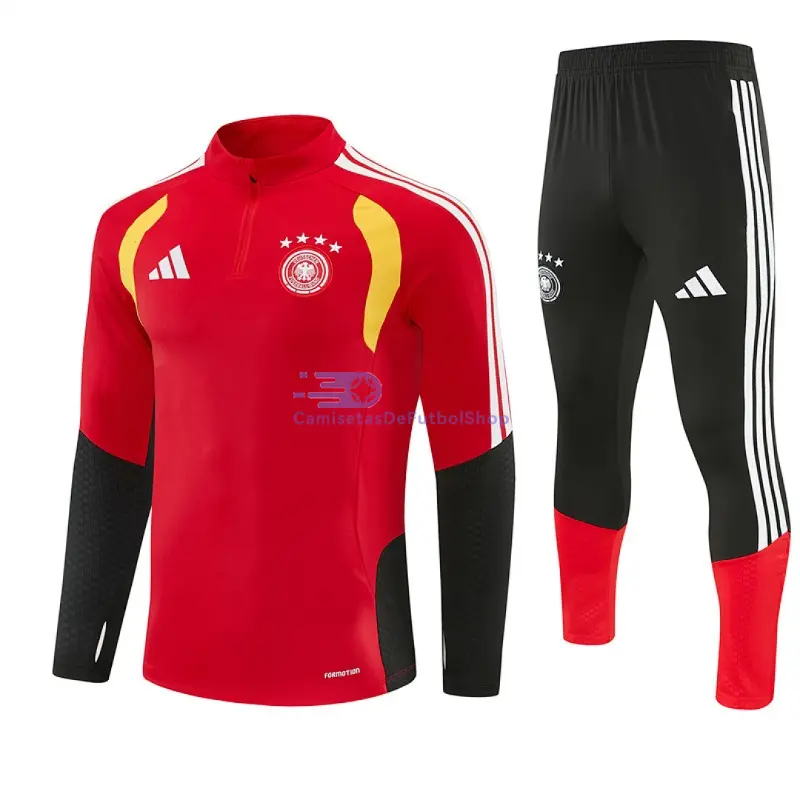 Sudadera de Entrenamiento Alemania 2026 Kit Rojo