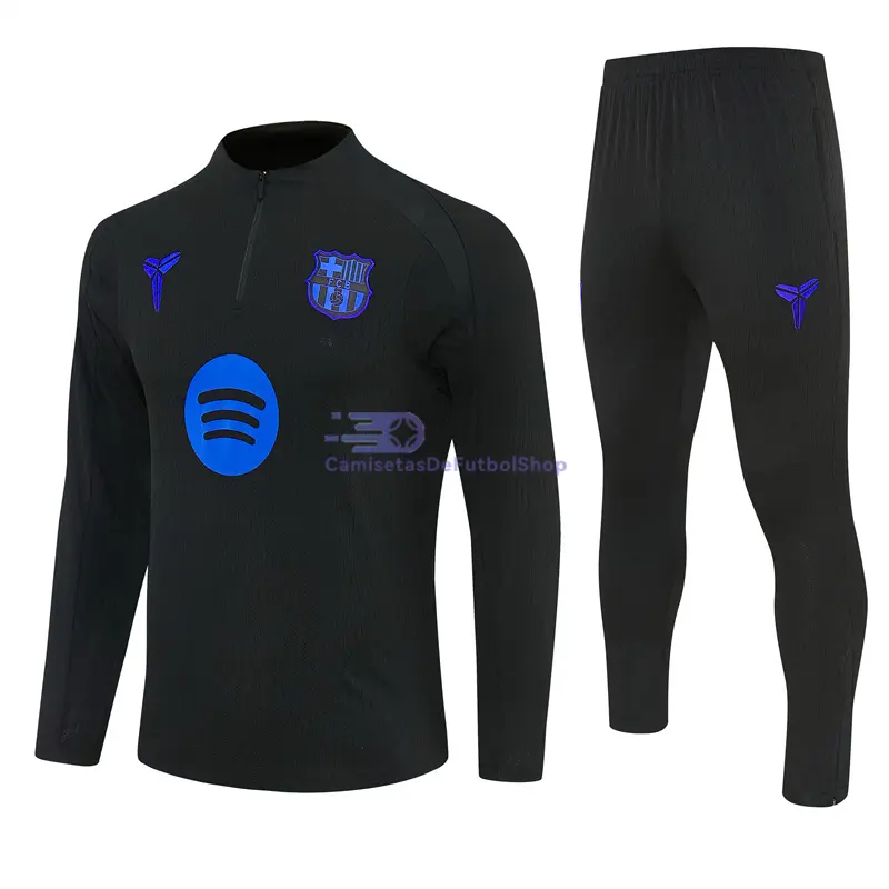 Sudadera De Entrenamiento Barcelona x Kobe Bryan 2025/2026 Kit Negro/Azul