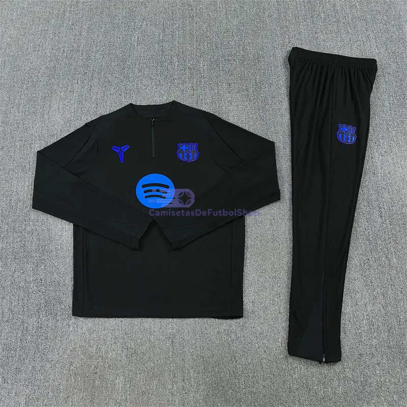 Sudadera De Entrenamiento Barcelona x Kobe Bryan 2025/2026 Kit Negro/Azul