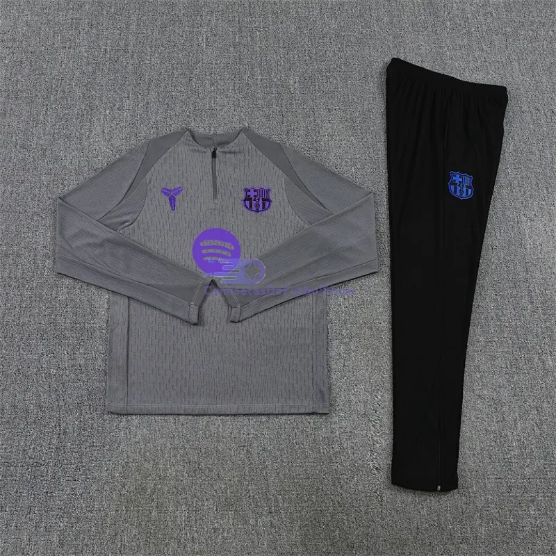 Sudadera De Entrenamiento Barcelona x Kobe Bryant 2025/2026 Kit Gris