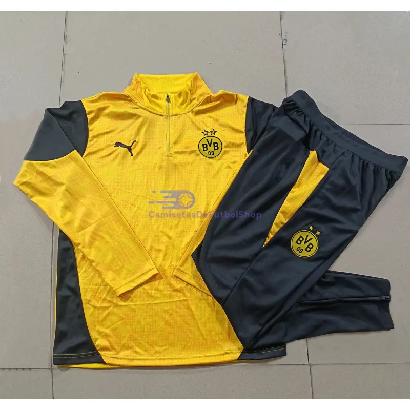 Sudadera De Entrenamiento Borussia Dortmund 2025/2026 Niño Kit Amarillo