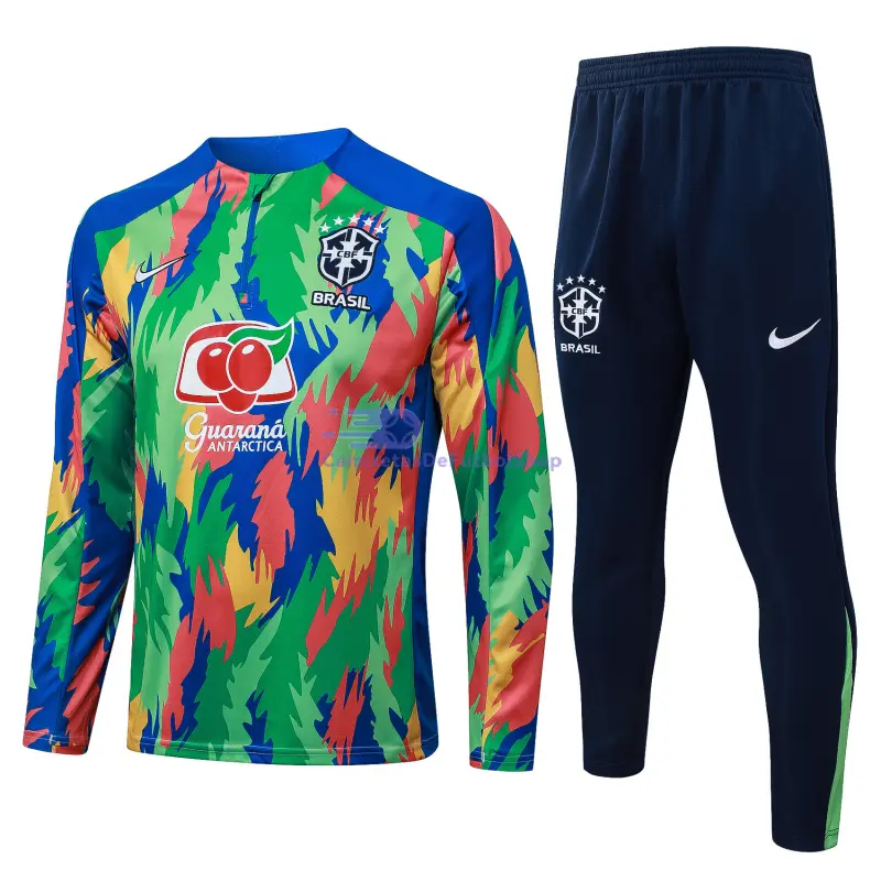 Sudadera De Entrenamiento Brasil 2026 Kit Multicolor con Estampado