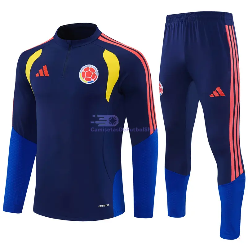 Sudadera de Entrenamiento Colombia 2026 Kit Azul Marino