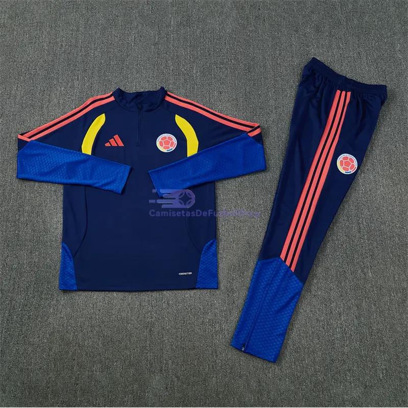 Sudadera de Entrenamiento Colombia 2026 Kit Azul Marino