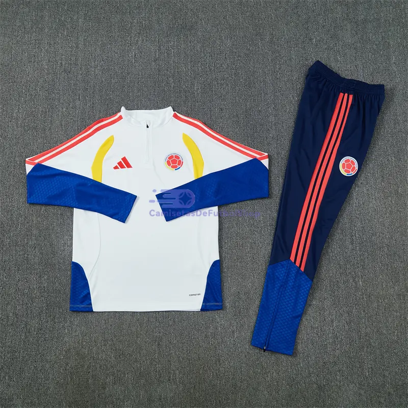Sudadera de Entrenamiento Colombia 2026 Kit Blanco