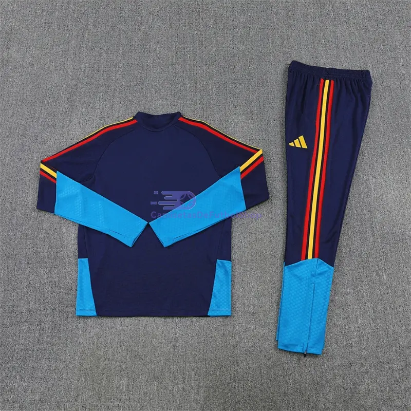 Sudadera de Entrenamiento España 2026 Kit Azul Oscuro