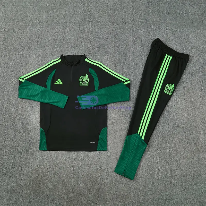 Sudadera de Entrenamiento México 2026 Kit Negro/Verde