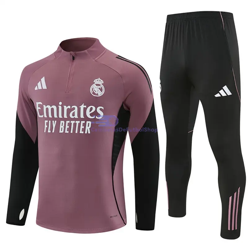 Sudadera De Entrenamiento Real Madrid 2025/2026 Kit Rosa Apagado