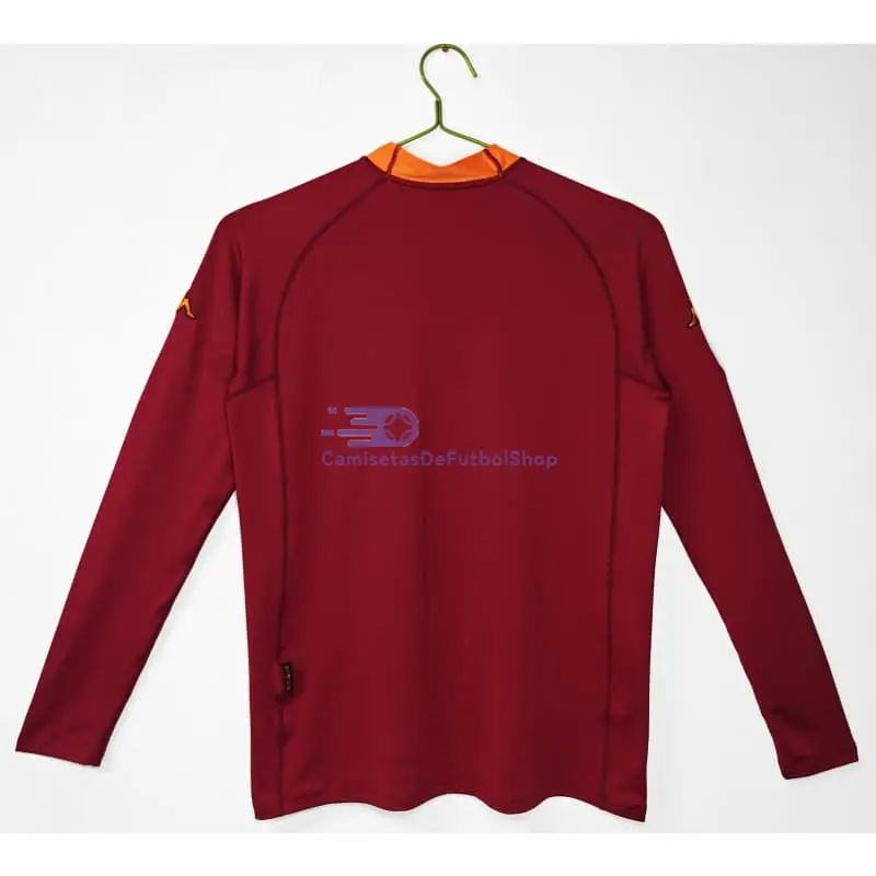 Camiseta AS Roma 2000/2001 1ª Equipación Retro ML Rojo 