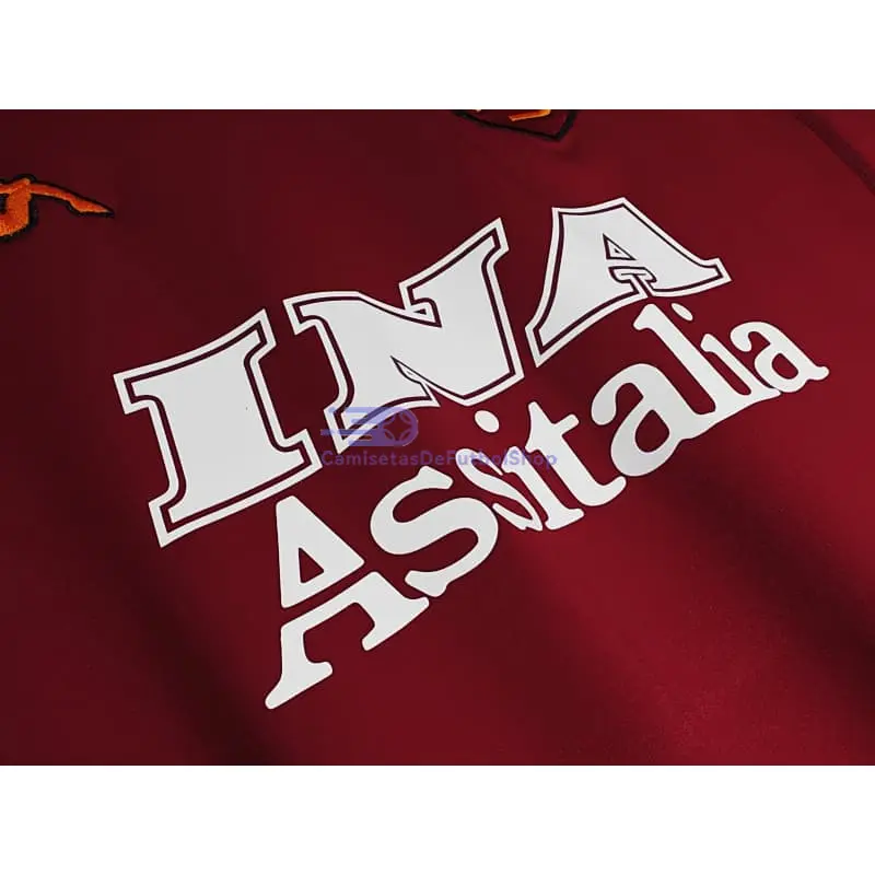 Camiseta AS Roma 2000/2001 1ª Equipación Retro ML Rojo 