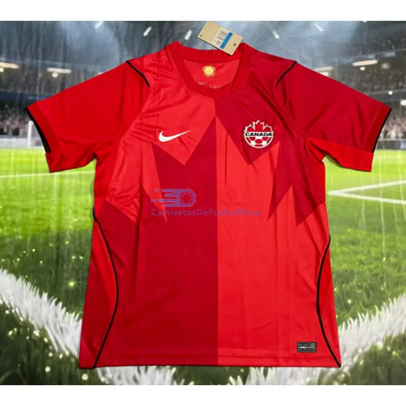 Camiseta Canada 2026 1ª Equipación Mundial Rojo