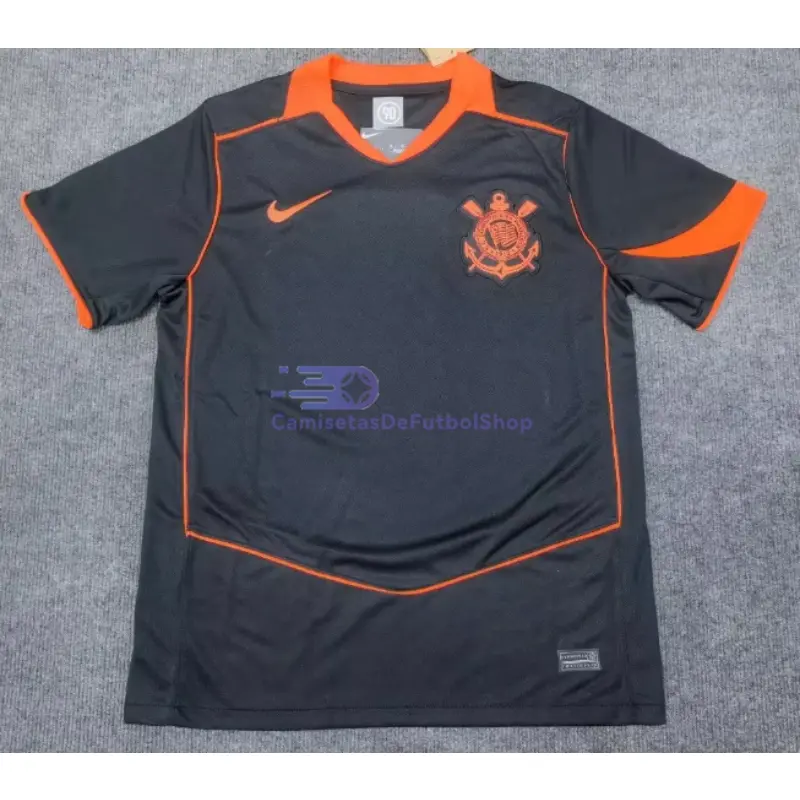 Camiseta Corinthians 2025/2026 4ª Equipación Negro/Naranja	
