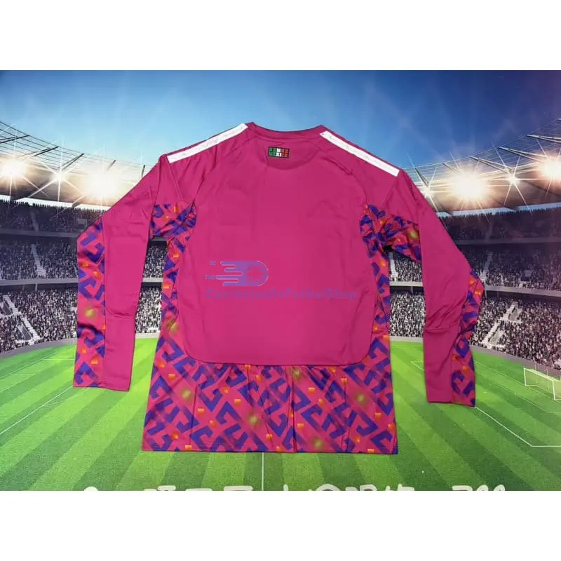 Camiseta de Portero México Mundial 2026 1ª Equipación ML Rosa 