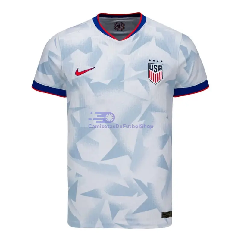 Camiseta EE.UU 2025 1ª Equipación la EURO Femenina Blanco