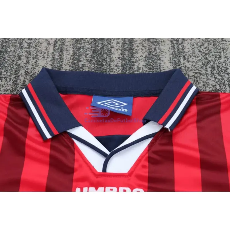 Camiseta Barcelona 2002/2003 3ª Equipación Retro Rojo/Azul Niño Kit