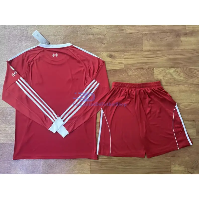 Camiseta Liverpool 2025/2026 1ª Equipación ML Rojo