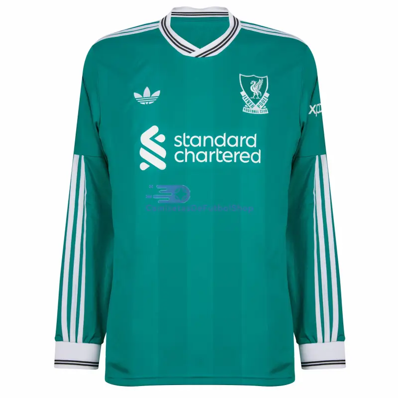 Camiseta Liverpool 2025/2026 3ª Equipación ML Verde