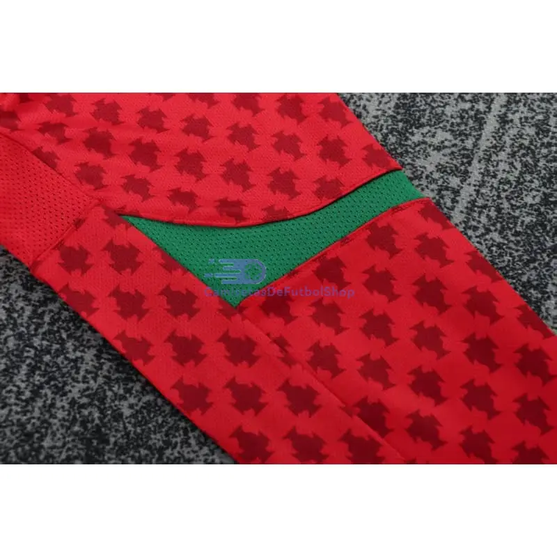 Camiseta Portugal 2004 1ª Equipación Retro ML Rojo/Verde Niño Kit