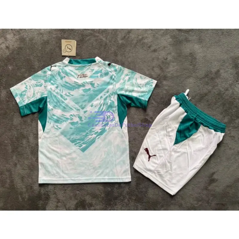 Camiseta Portugal Mundial 2026 2ª Equipación Verde/Blanco Niño Kit