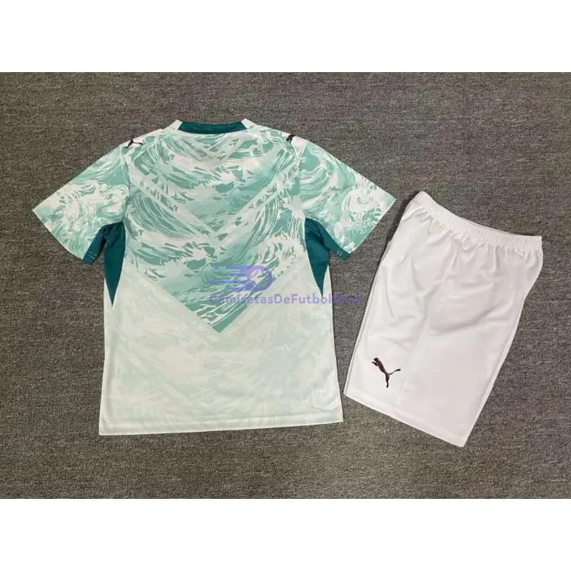 Camiseta Portugal 2026 Verde/Blanco Mundial Niño Kit