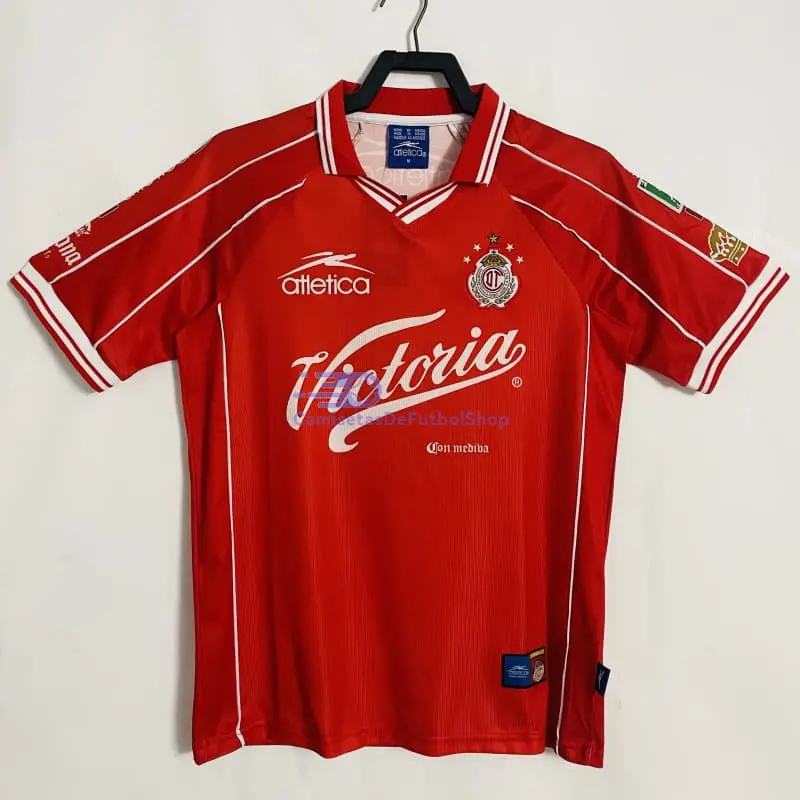Camiseta Toluca 1999/2000 1ª Equipación Retro Rojo